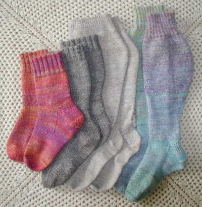 Handspun, handknit socks